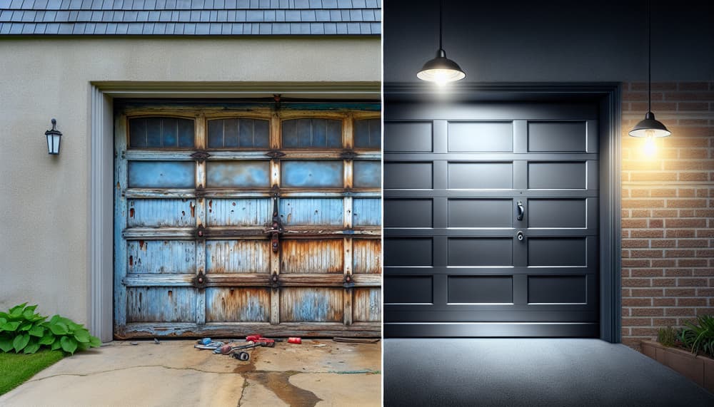 Garage door work in Westlake Village