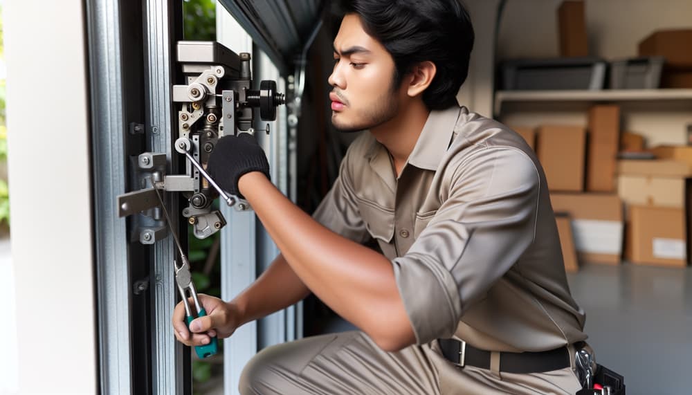 Our professional garage door repair process